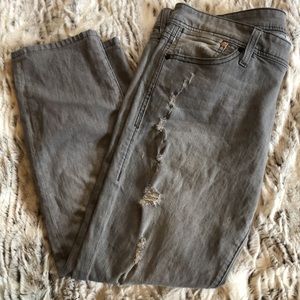 BOGO. Sinclair distressed cropped jeans